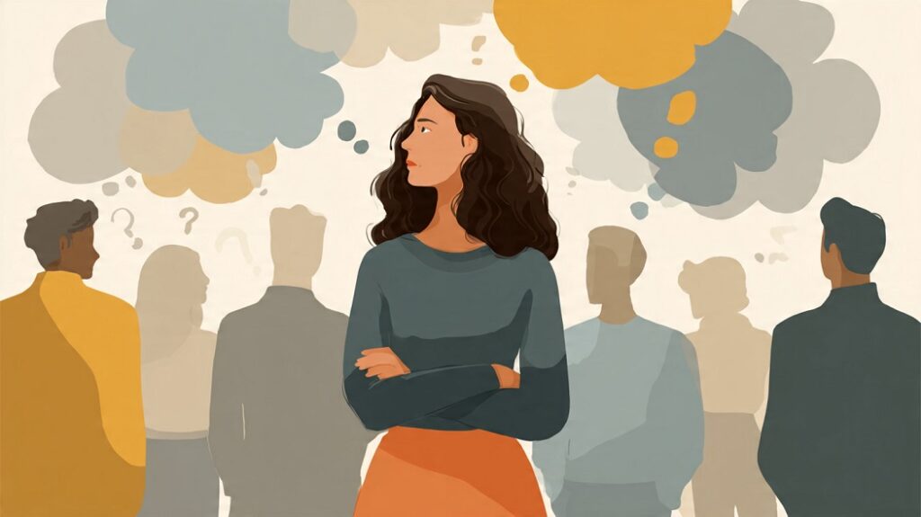 Quando a opinião dos outros pesa mais do que o seu próprio desejo